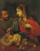 Josephus Laurentius Dyckmans Holy Family with sleeping Jesus oil on canvas